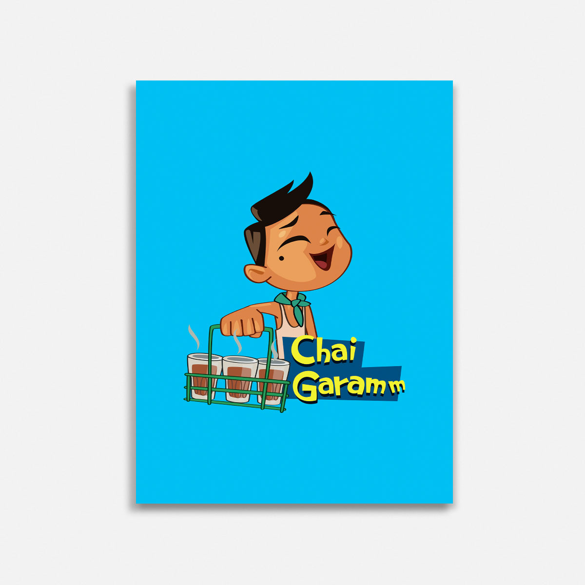 Chai Garamm Poster by Bambiha | Shop Online Posters | Wall Decor